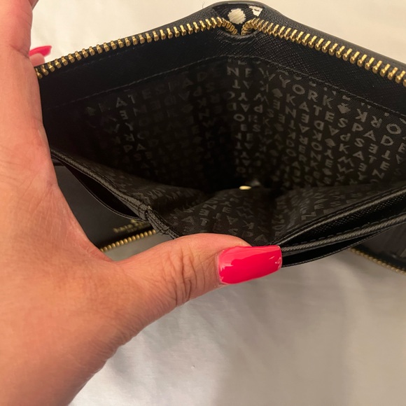 SOLD Kate spade black/white purse and wallet - Picture 10 of 14
